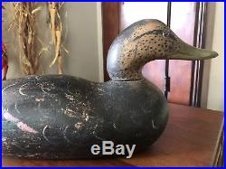 1900 ca. Mason Challanger Grade Black Duck Decoy
