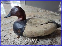 1900s Frank Schmidt Carved Duck Decoy Rare #1