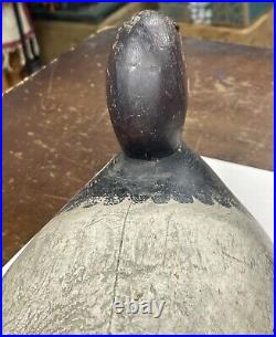 1918 Redhead Back Bay Mason Wood Duck Decoy Weighted #11