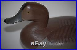 1958 R MADISON MITCHELL wood carved Working Duck DECOY