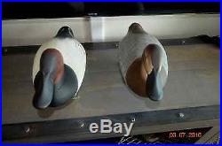 1965 PAIR OF CANVASBACKS by CHARLIE JOINER