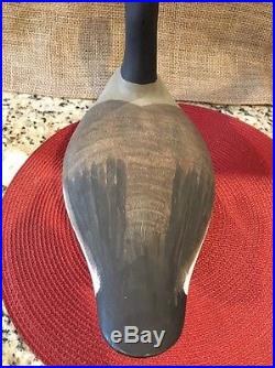 1981 Vintage Canadian Goose Decoy Signed By William A Streaker Of Northeast MD