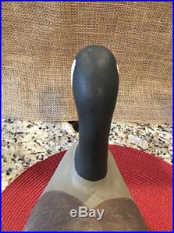 1981 Vintage Canadian Goose Decoy Signed By William A Streaker Of Northeast MD