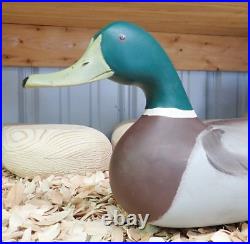 1985 Mallard Drake Decoy By Robert Bob Litzenberg (1910-1997)