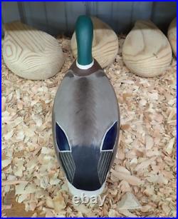 1985 Mallard Drake Decoy By Robert Bob Litzenberg (1910-1997)