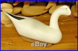 1991 Snow Goose Decoy By Dan Carson Havre de Grace Maryland O. P. Signed