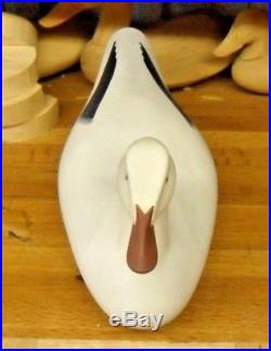 1991 Snow Goose Decoy By Dan Carson Havre de Grace Maryland O. P. Signed
