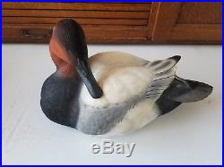 2000 -01 Ducks Unlimited Special Edition Canvasback Drake Decoy Jett Brunet