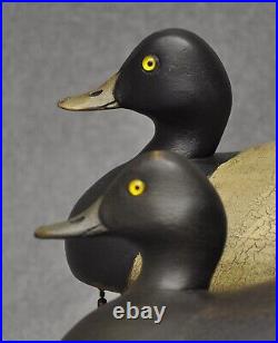 2/3 size ED ONE ARM KELLIE BLUEBILL PAIR duck decoys by Darkfeather Freedman