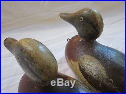 2 Antique Wood Duck Decoys