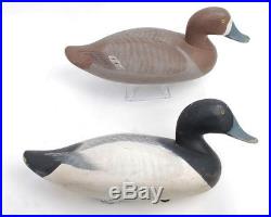 2 Vintage Madison Mitchell Drake and Hen Bluebill Duck Decoys