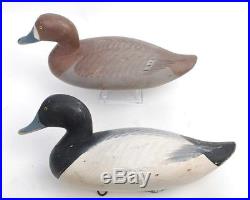 2 Vintage Madison Mitchell Drake and Hen Bluebill Duck Decoys