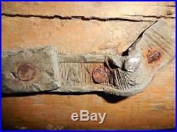 #4 Antique Working Decoy-carved Wood Raymond Printed Lead Weight