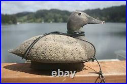4-Canvasback duck decoys, Ron Saylor, Florence, Oregon, W. Mathewson Barnegat rig