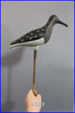 5 Antique Wm. Read & Sons Patented Folding Tin Shore Bird Decoys Original Box NR