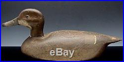 AMAZING OLD BILLY ELLIS WHITBY ONTARIO CANADIAN CARVED WOOD WORKING DUCK DECOY