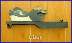 ANTIQUE ORIGINAL 1930's J. W. REYNOLDS TRI FOLD WOOD DUCK DECOY / BLUE TEAL