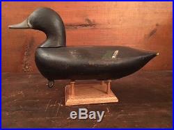 A Very Rare Upper Bay Green Wing Teal Decoy C. 1900