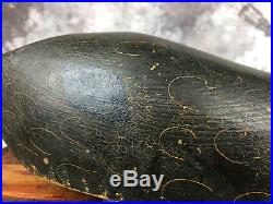 All Original MINT J. Irven Lyons Black Duck Decoy Exceptional Condition and Form