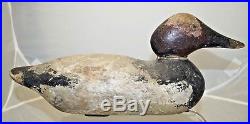 Antique 1890s 1920s Mason Canvasback Wood Hunting Duck Decoy Standard 1