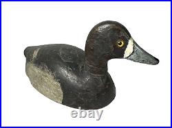 Antique Carved Wooden Duck Decoy Folk Art Cabin