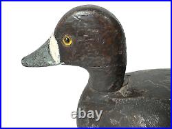 Antique Carved Wooden Duck Decoy Folk Art Cabin