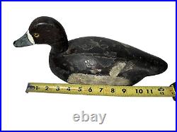 Antique Carved Wooden Duck Decoy Folk Art Cabin