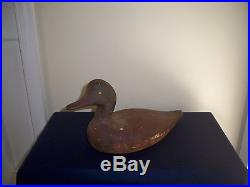 Antique Cast Iron Sink Box Hunting Sport High Head Canvasback Duck Decoy