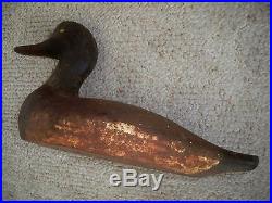 Antique Cast Iron Sink Box Hunting Sport High Head Canvasback Duck Decoy