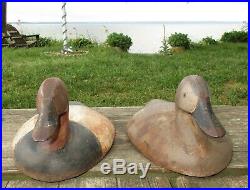 Antique Cast Iron Working Pair Sink Box Hunting Decoys Chesapeake Bay Maryland