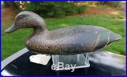 Antique Gw Teal Duck Decoy John Blair Delaware River Philadelphia Pa Circa 1880