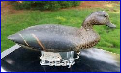 Antique Gw Teal Duck Decoy John Blair Delaware River Philadelphia Pa Circa 1880