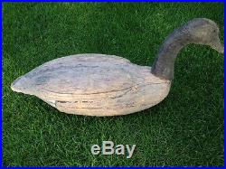 Antique Herters Canada Goose Hunting Decoy Balsa Wood