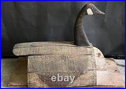 Antique Joe Lincoln Large Wood Slat Canada Goose Duck Decoy