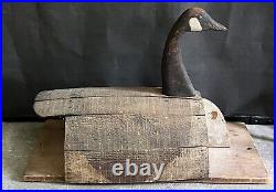 Antique Joe Lincoln Large Wood Slat Canada Goose Duck Decoy