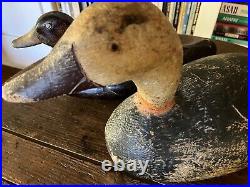 Antique Louisiana 21 inch duck decoy 10 at the highest weighs almost 3 pounds