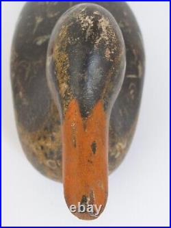 Antique Mason Duck Decoy Mallard Hen Tack Eyes Very Good Condition 1896-1924