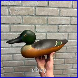 Antique Mason Painted Eye Shovler Duck Decoy Professionally Restored Repainted