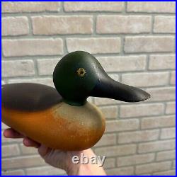 Antique Mason Painted Eye Shovler Duck Decoy Professionally Restored Repainted