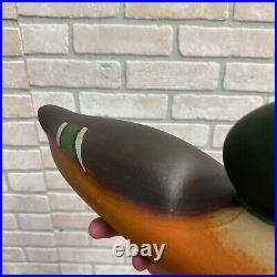 Antique Mason Painted Eye Shovler Duck Decoy Professionally Restored Repainted