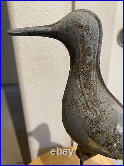 Antique Tinnie Shorebird Tin Metal Decoy