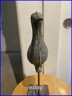 Antique Tinnie Shorebird Tin Metal Decoy