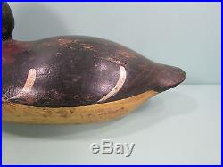 Antique/Vintage Mason Carved Wood Decoy with Glass Eyes