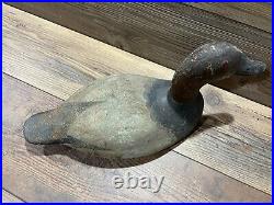 Antique Vintage Wood Duck Decoy MASON Canvasback Drake - SENICA LAKE