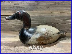 Antique Vintage Wood Duck Decoy MASON Canvasback Drake Seneca Lake
