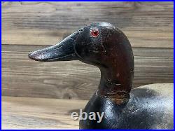 Antique Vintage Wood Duck Decoy MASON Canvasback Drake Seneca Lake