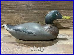 Antique Vintage Wood Duck Decoy MASON Mallard Drake