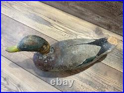 Antique Vintage Wood Duck Decoy MASON Mallard Drake - Challenge