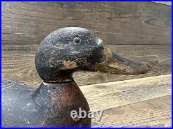 Antique Vintage Wood Duck Decoy MASON Mallard Hen - Premier