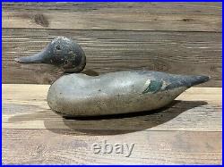 Antique Vintage Wood Duck Decoy MASON Pintail Drake